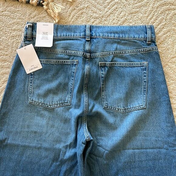 NWT & Other Stories Wide Leg, Low Waist, Non Stretch Jean Size 32 - Picture 12 of 13